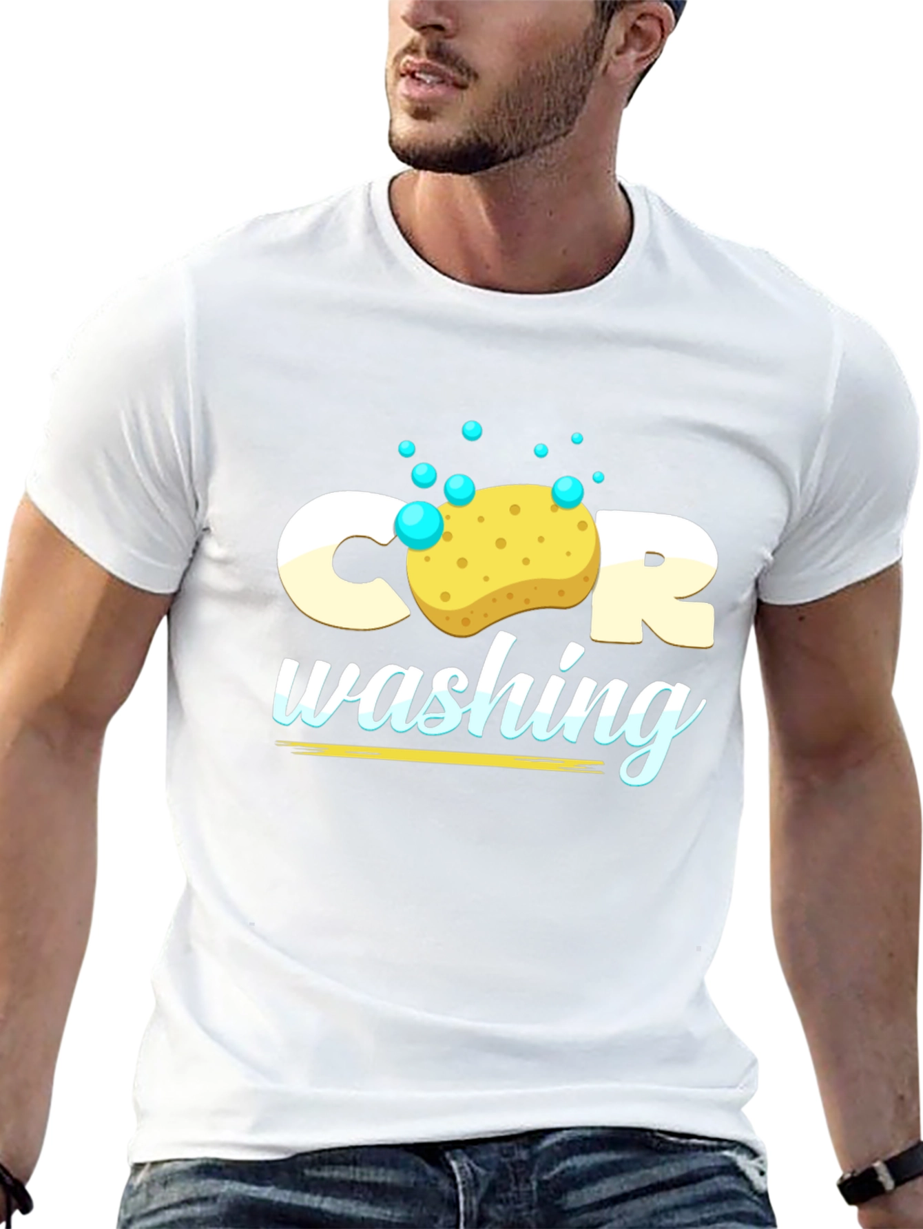 Car Wash Graphic Tee - Black T-Shirt