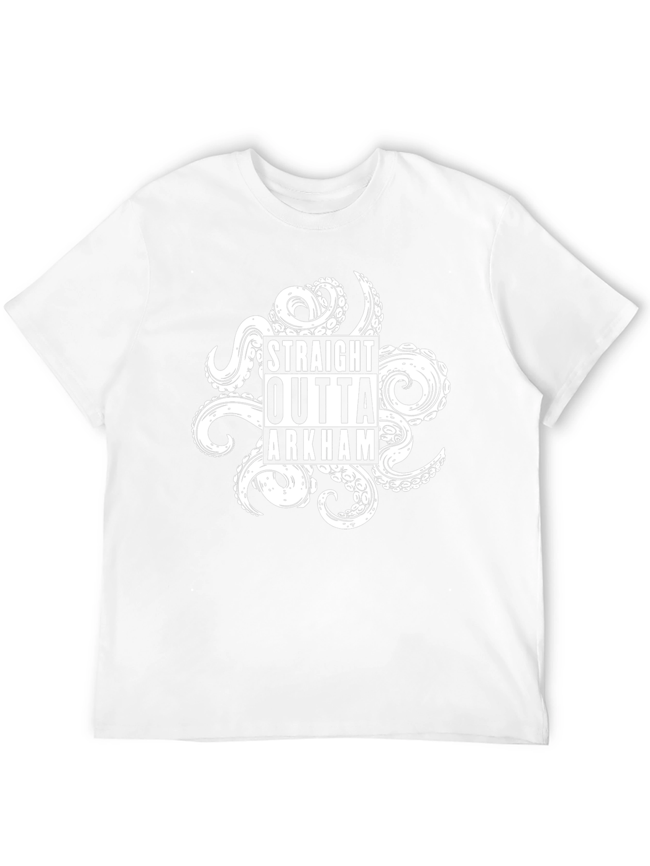 Straight Outta Arkham T-Shirt - Unique Kraken Design