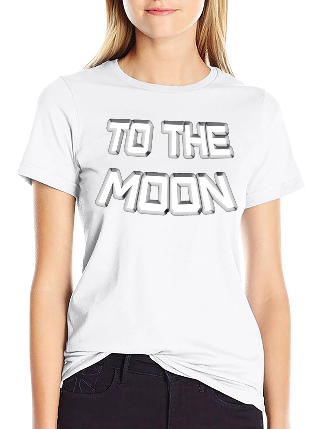 To The Moon Graphic Tee - Crypto Hype Shirt