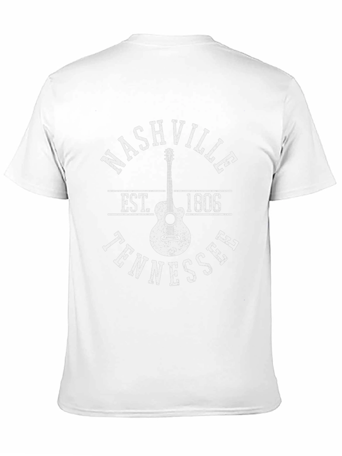 Nashville Tennessee Guitar Graphic T-Shirt