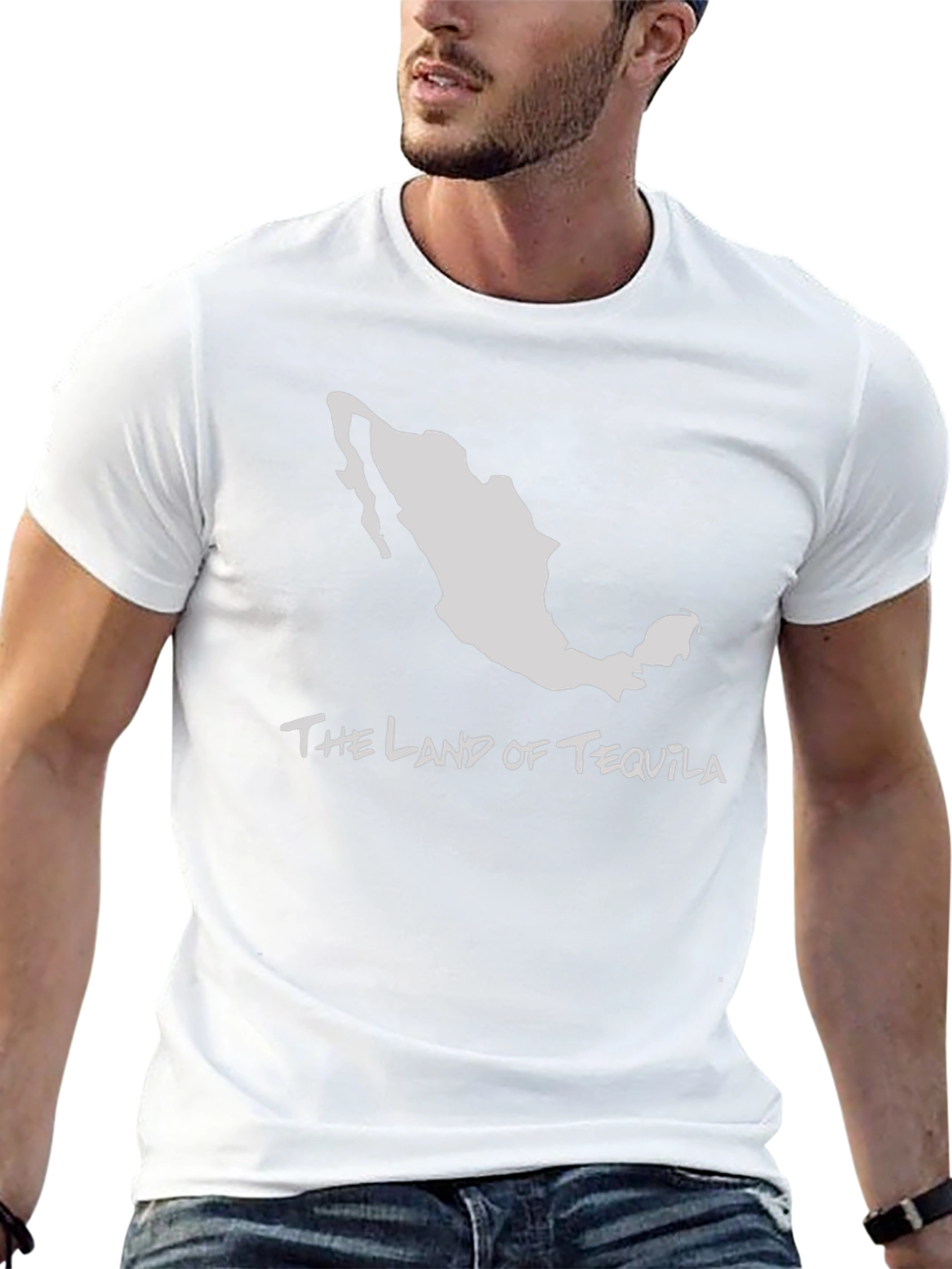 The Land of Tequila Graphic T-Shirt - Black