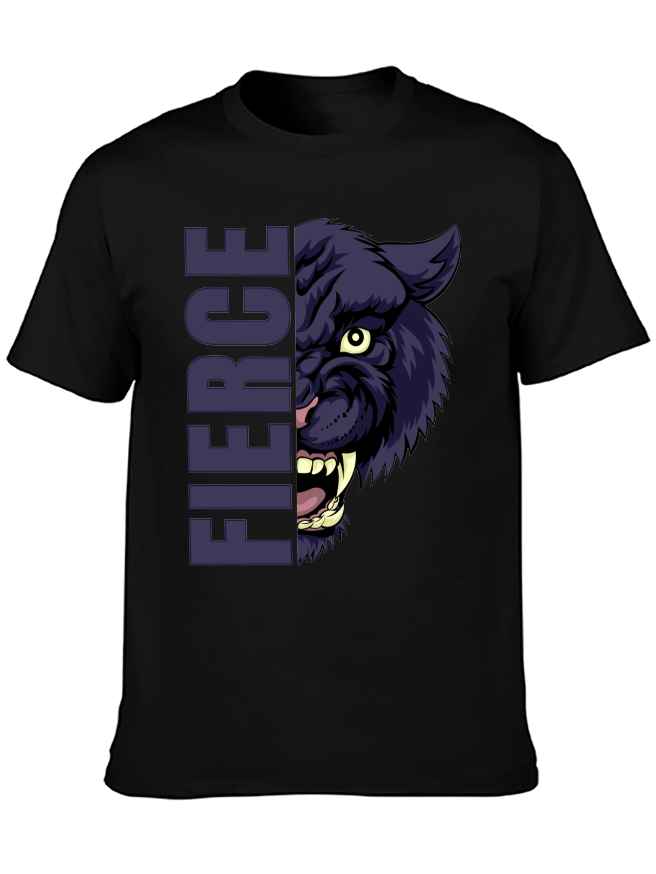 Fierce Panther Graphic T-Shirt