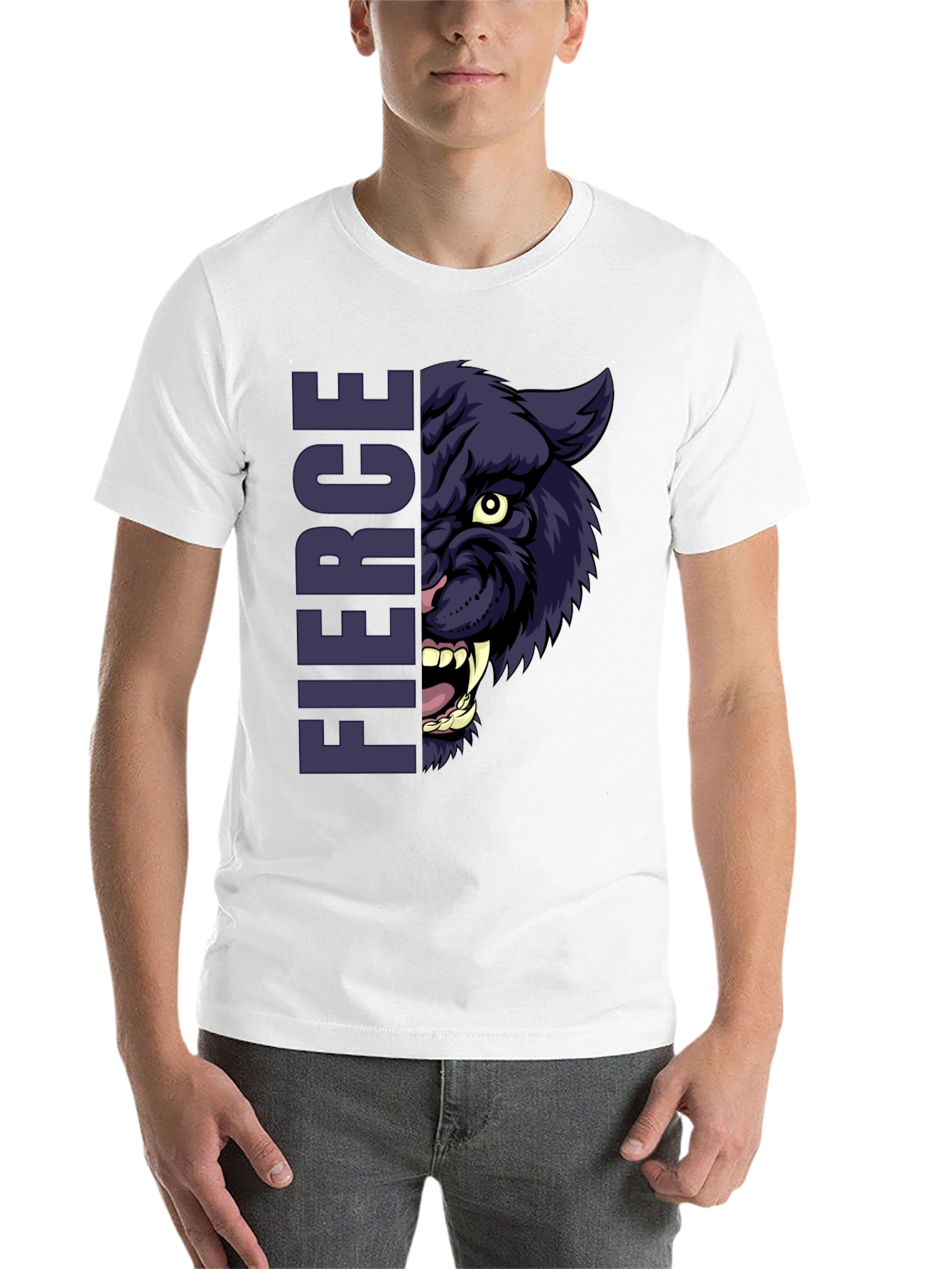 Fierce Panther Graphic T-Shirt