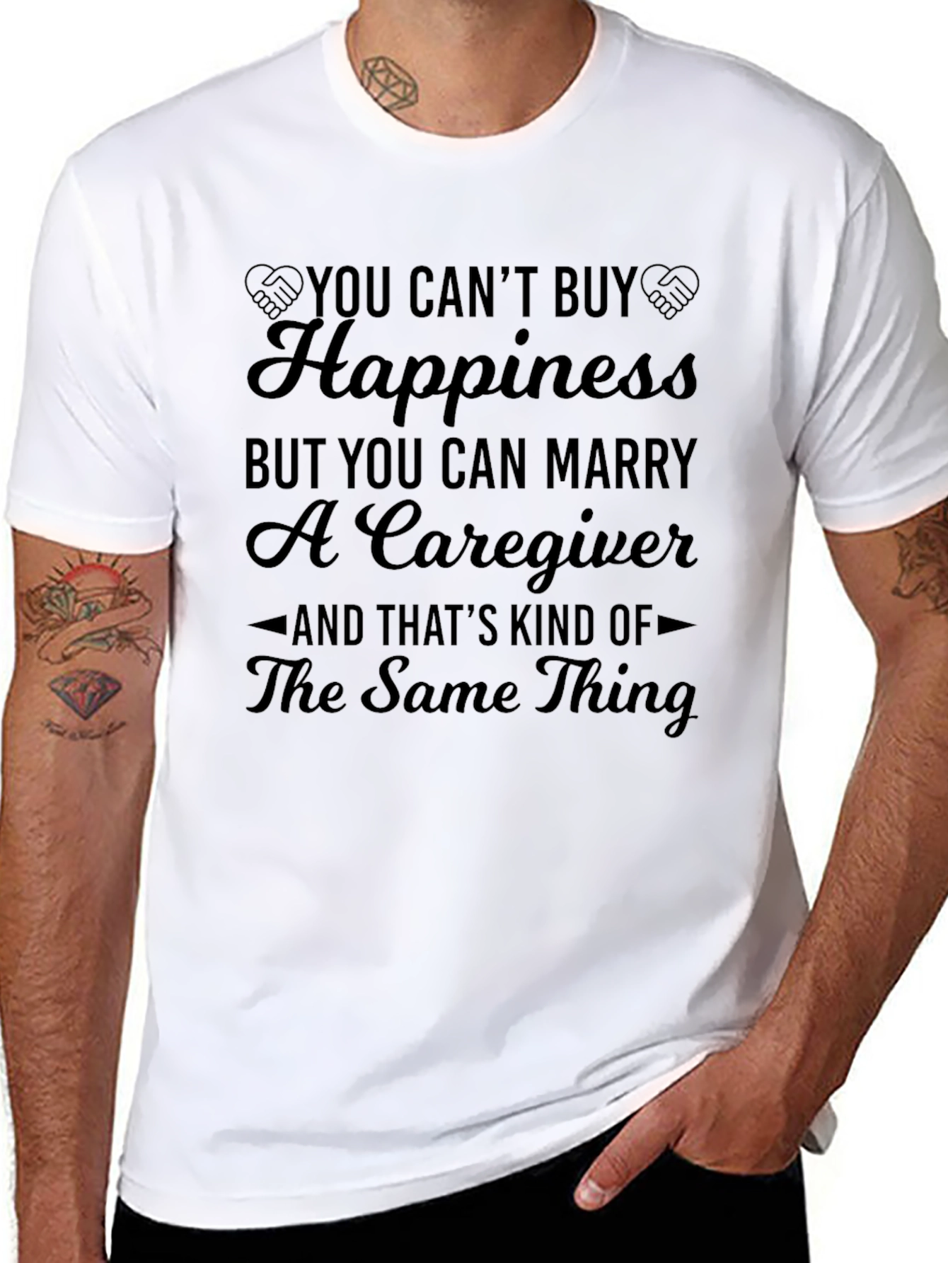 Funny Caregiver T-Shirt - Marry a Caregiver