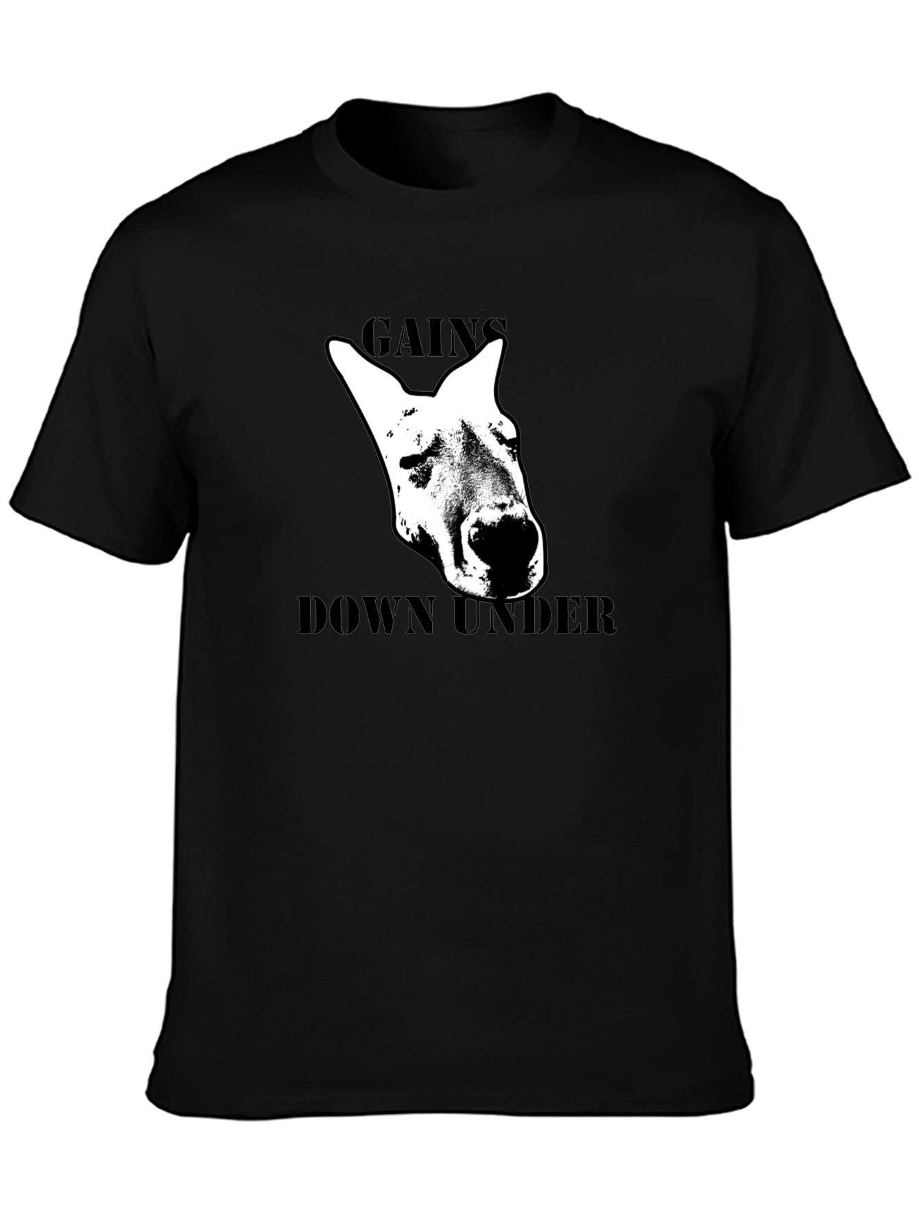 Gains Down Under Kangaroo Graphic T-Shirt
