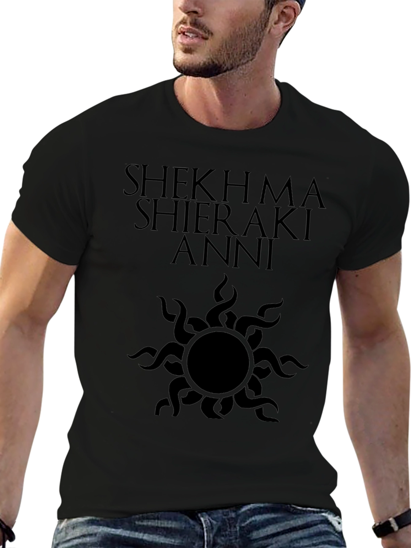 Shekhma Shieraki Anni T-Shirt - Black Graphic Tee