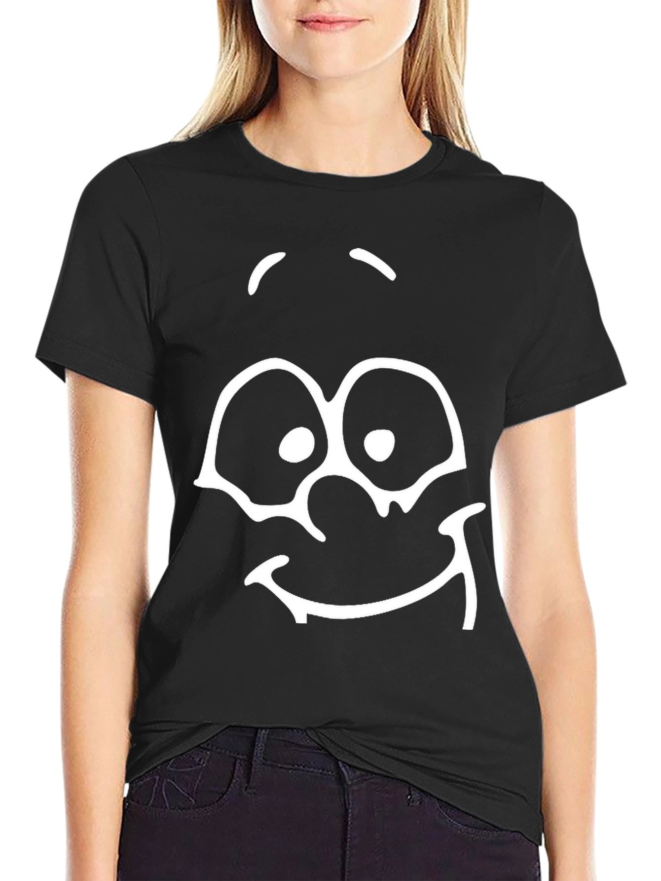 Funny Face Black T-Shirt
