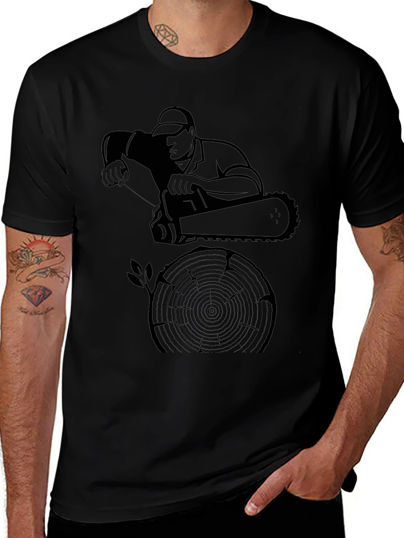 Woodsman Graphic Tee - Arborist T-Shirt