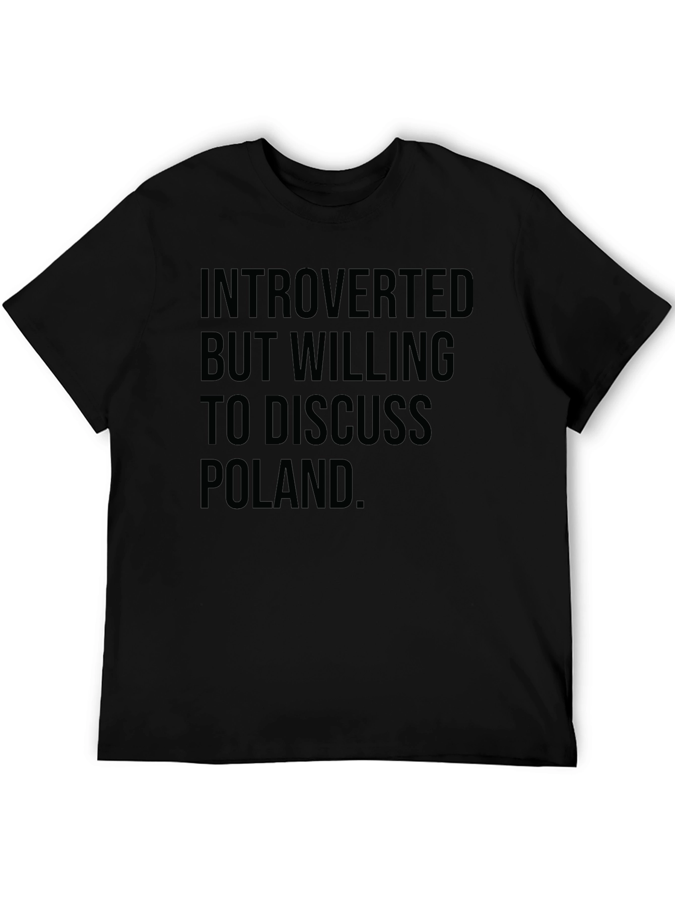 Introverted Poland T-Shirt Funny Graphic Tee
