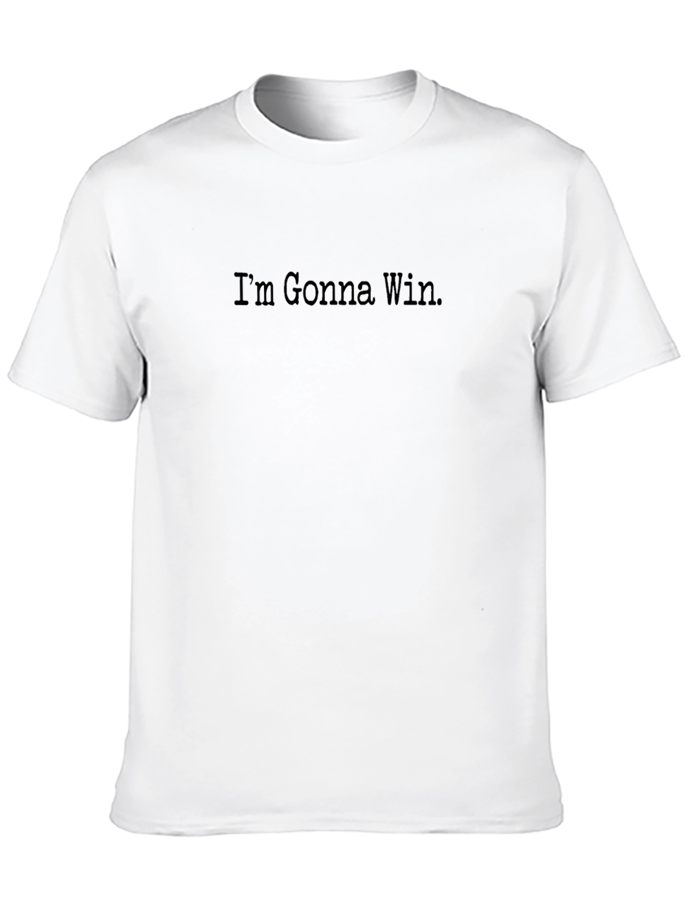 Im Gonna Win Graphic Tee - Black