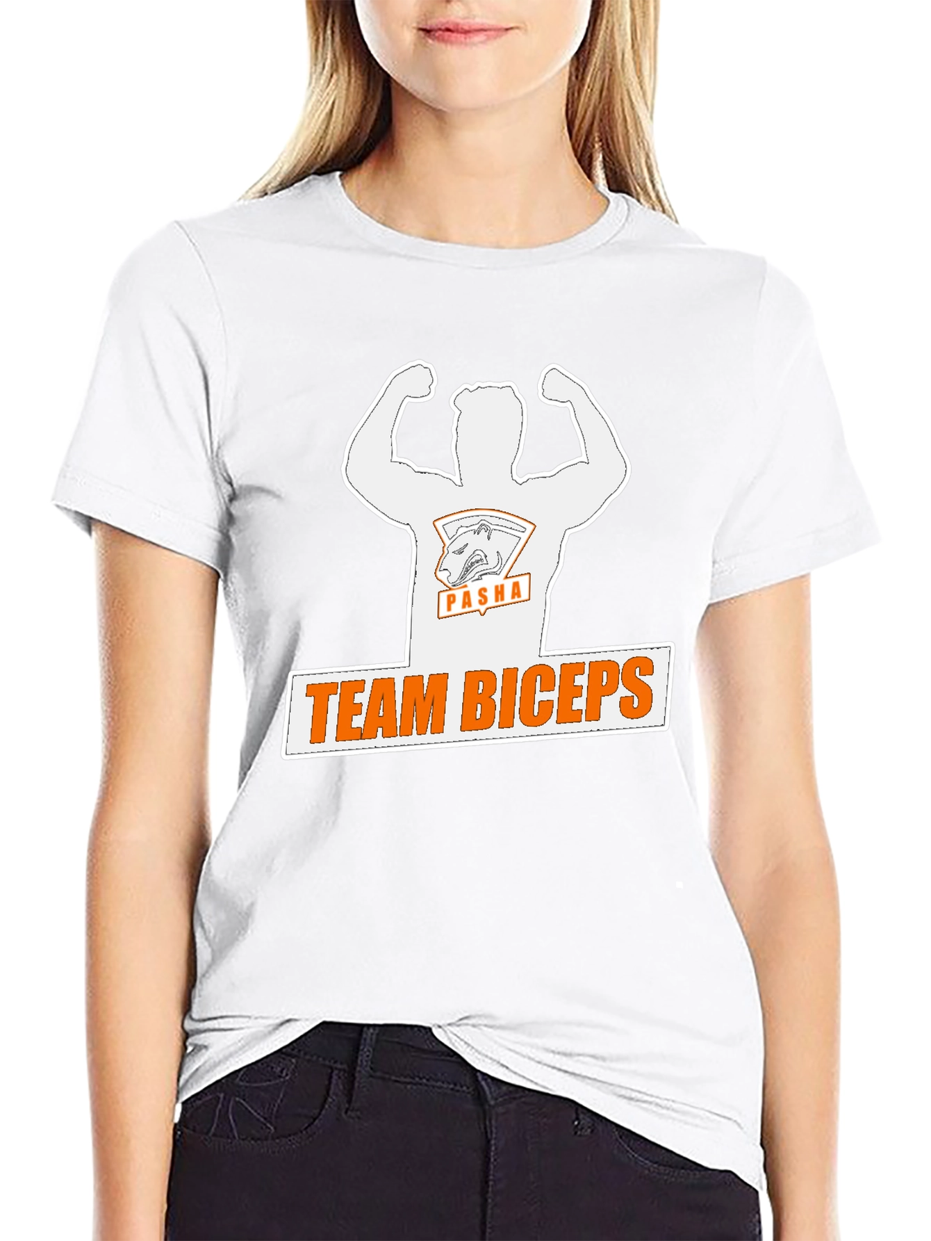 Team Biceps Graphic Tee - Bold Black T-Shirt