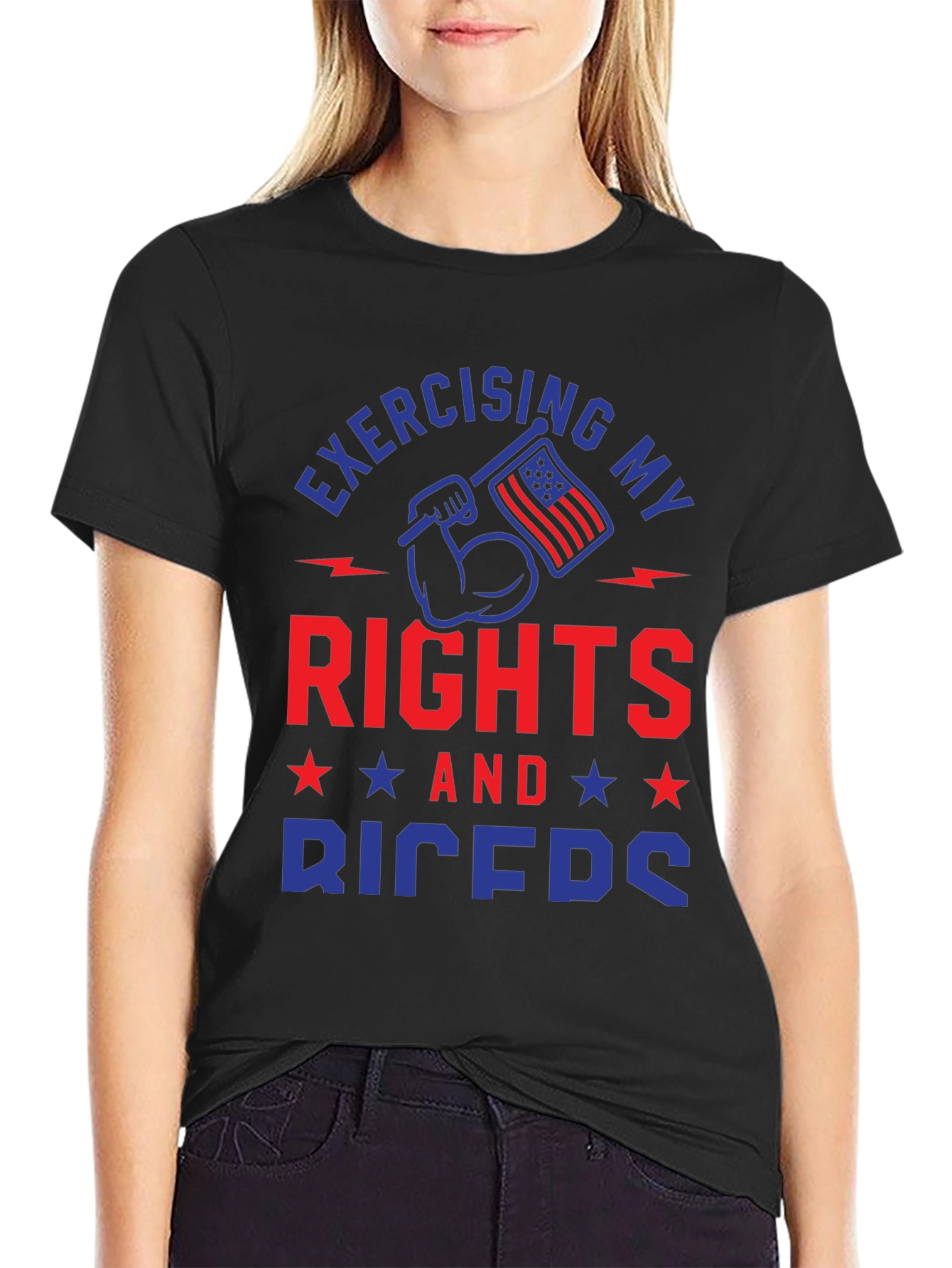 Exercising Rights and Biceps Graphic T-Shirt