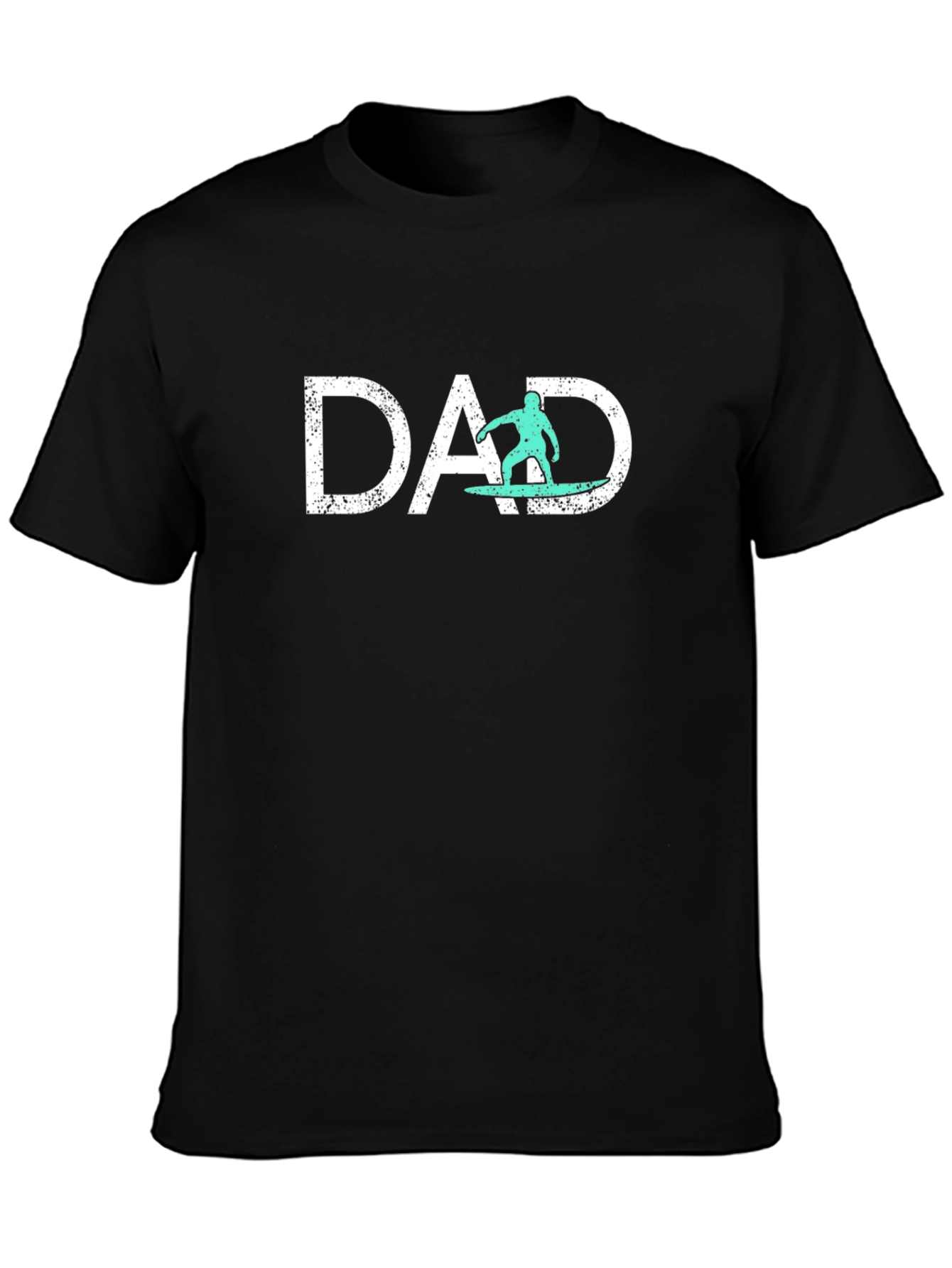 Dad Surfer Graphic Tee - Cool Fathers Day Shirt