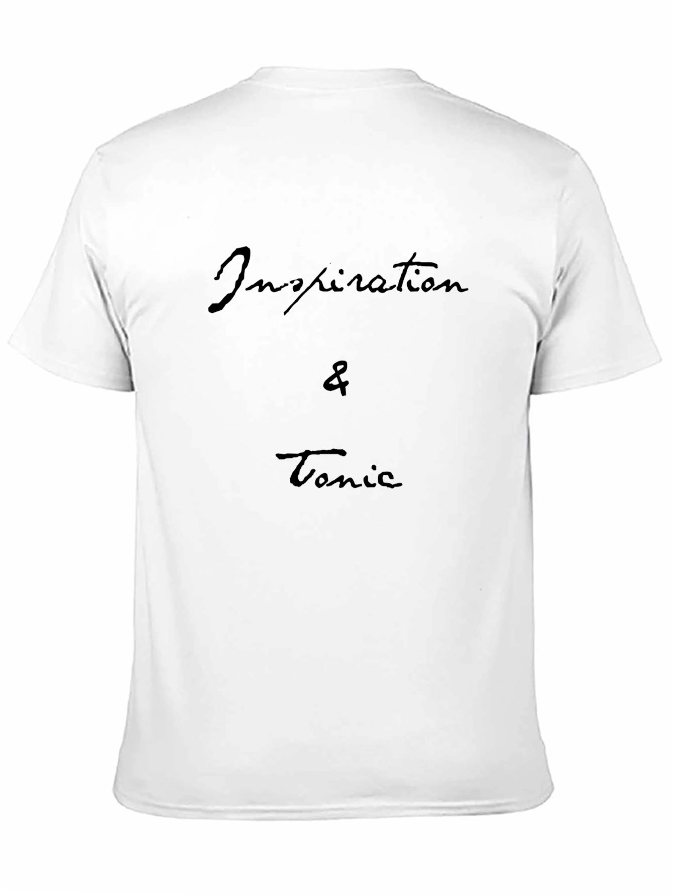 Inspiration & Tonic Black Graphic Tee