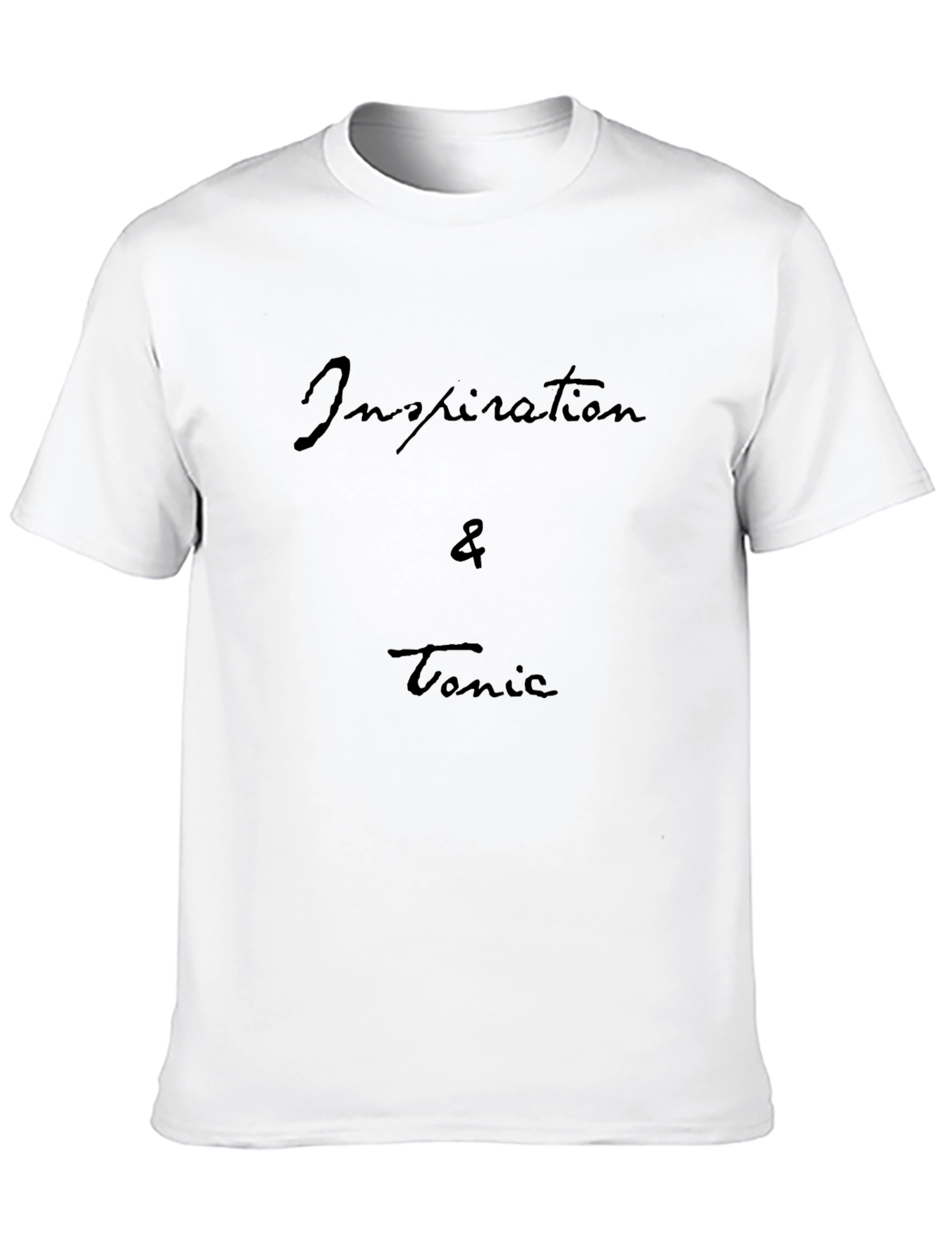 Inspiration & Tonic Black Graphic Tee