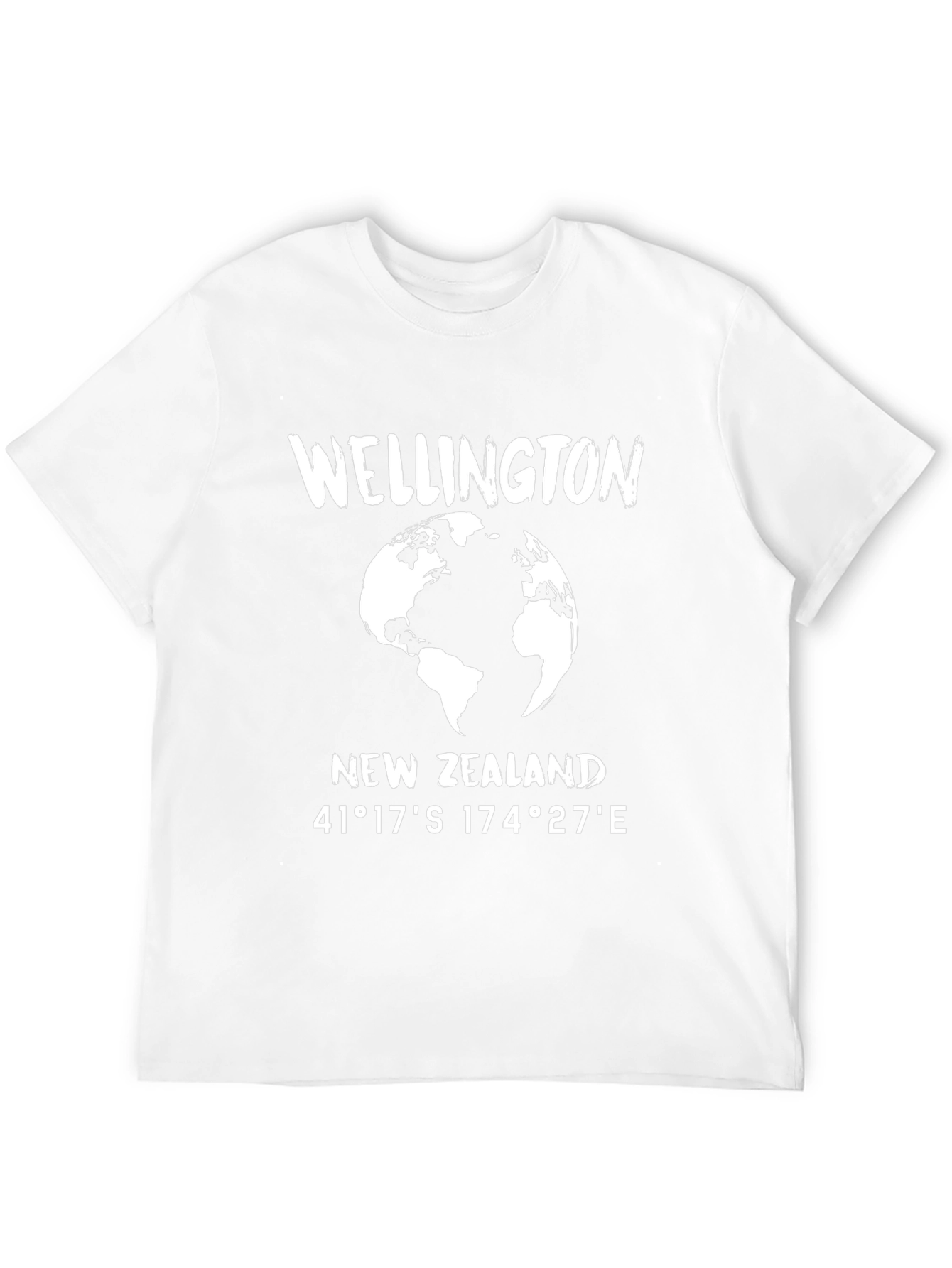 Wellington New Zealand Coordinates T-Shirt