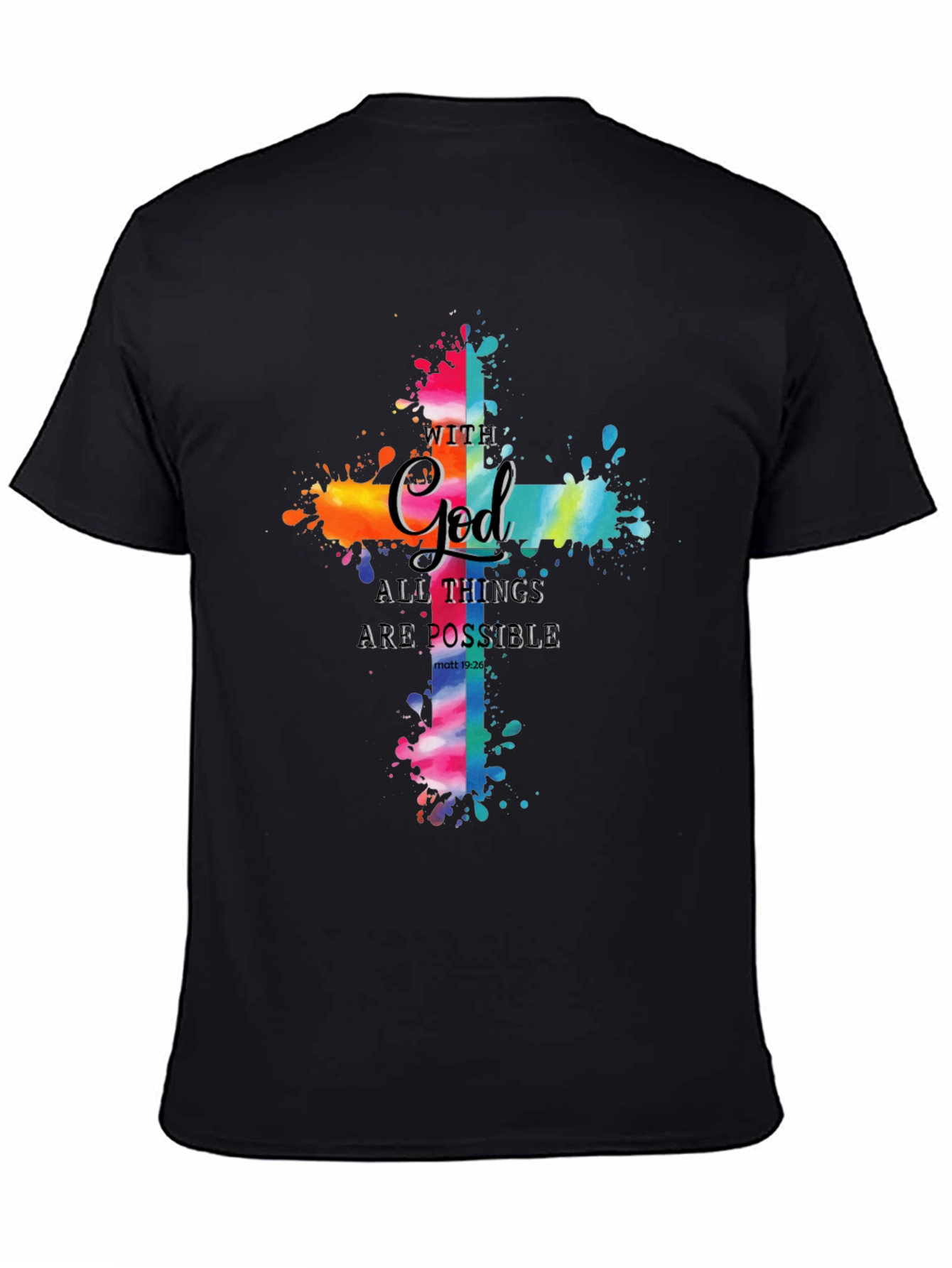 Faith-Inspired Cross Graphic Tee