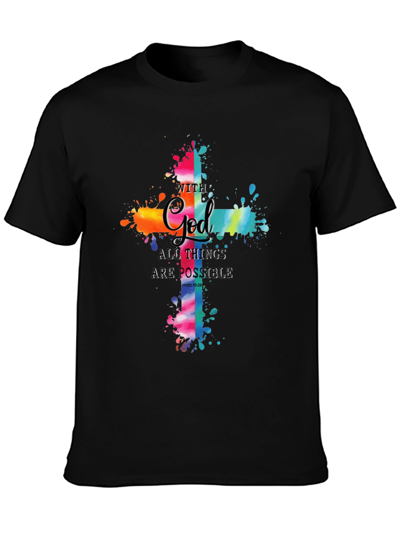 Faith-Inspired Cross Graphic Tee