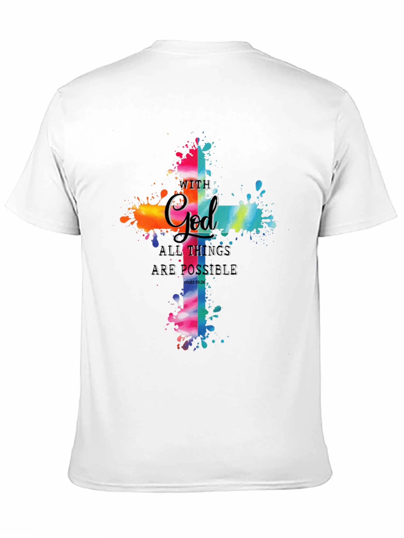 Faith-Inspired Cross Graphic Tee