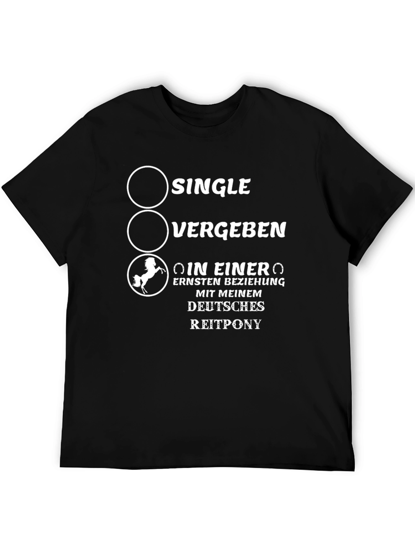 Funny German Pony T-Shirt - In Einer Ernsten Beziehung