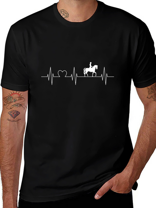 Horse Lover Heartbeat T-Shirt