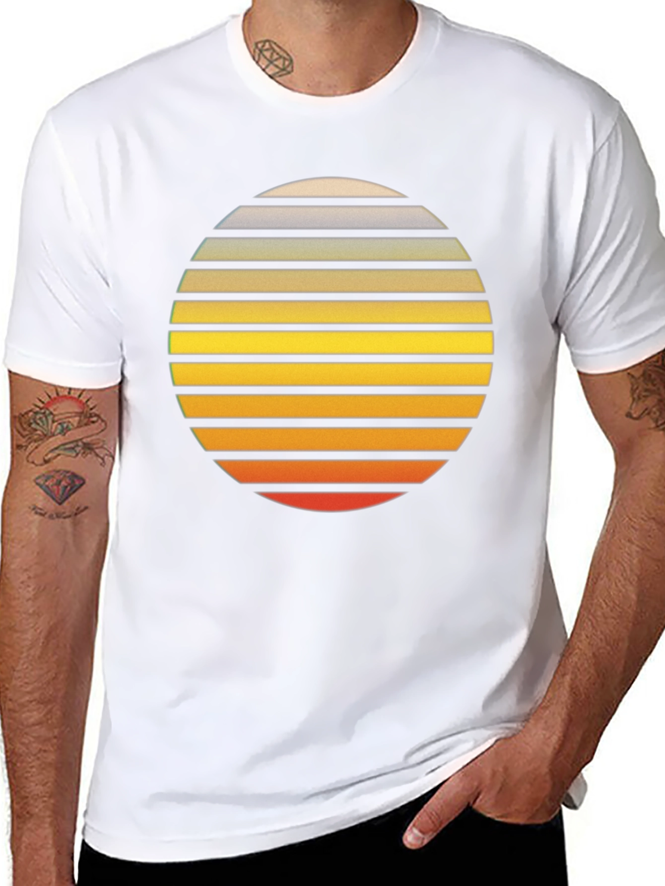 Retro Sunset Graphic T-Shirt