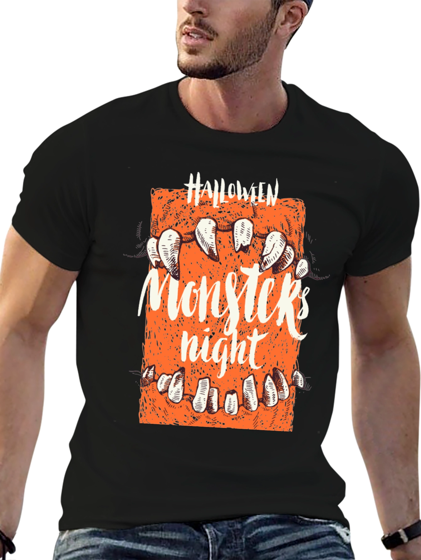 Halloween Monster Night Graphic Tee