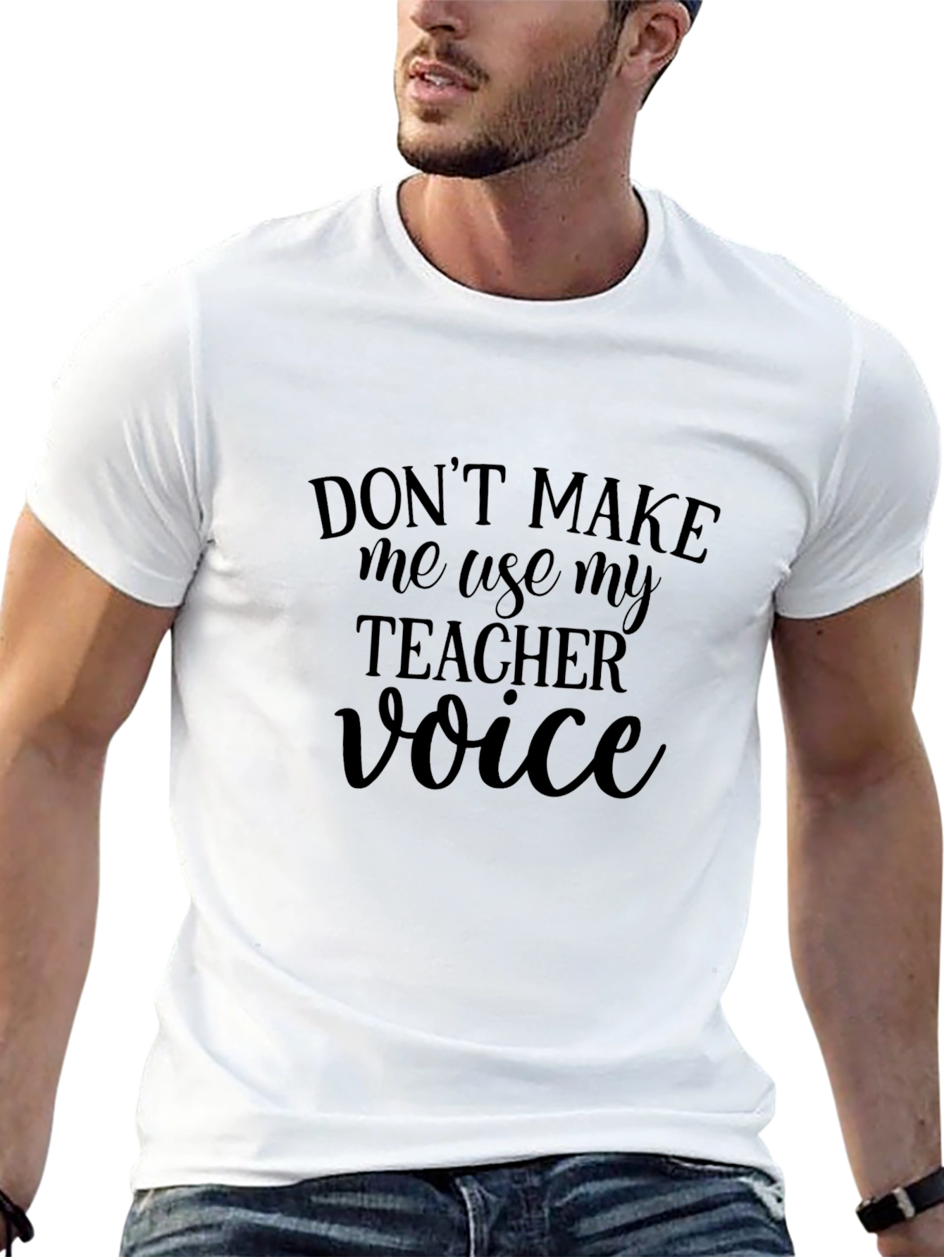 Teacher Voice T-Shirt: Funny Teacher Gift