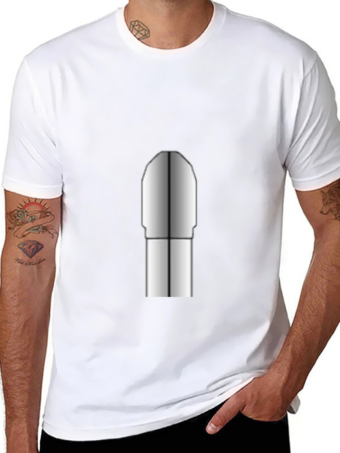 Bullet Graphic Black T-Shirt