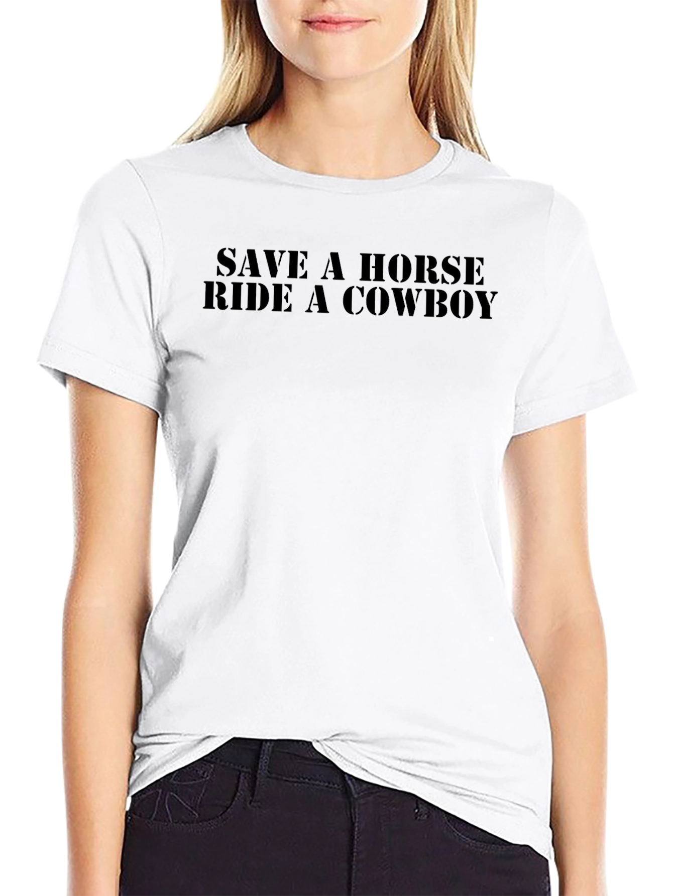 Save a Horse Ride a Cowboy T-Shirt