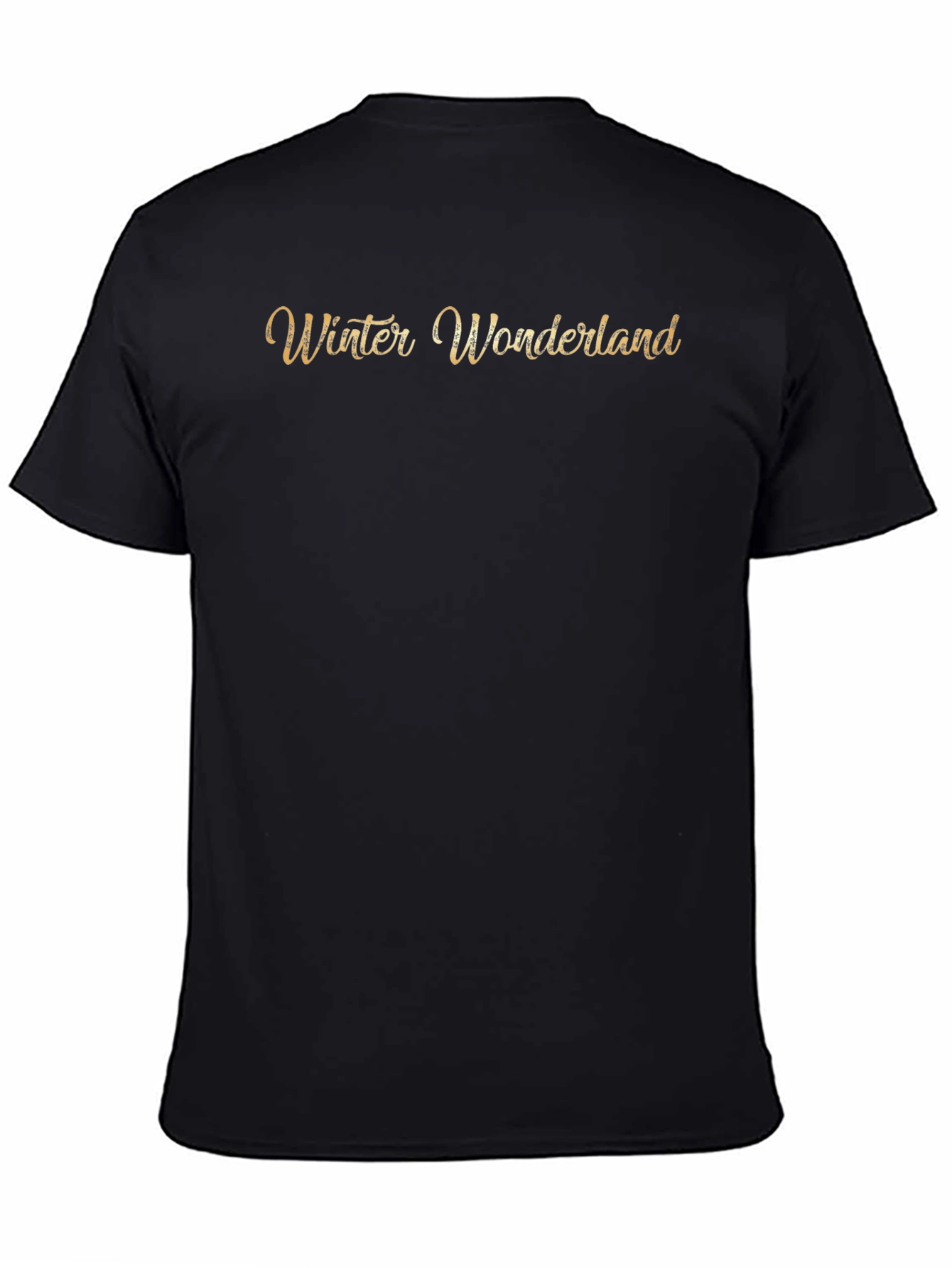 Winter Wonderland Black Graphic Tee