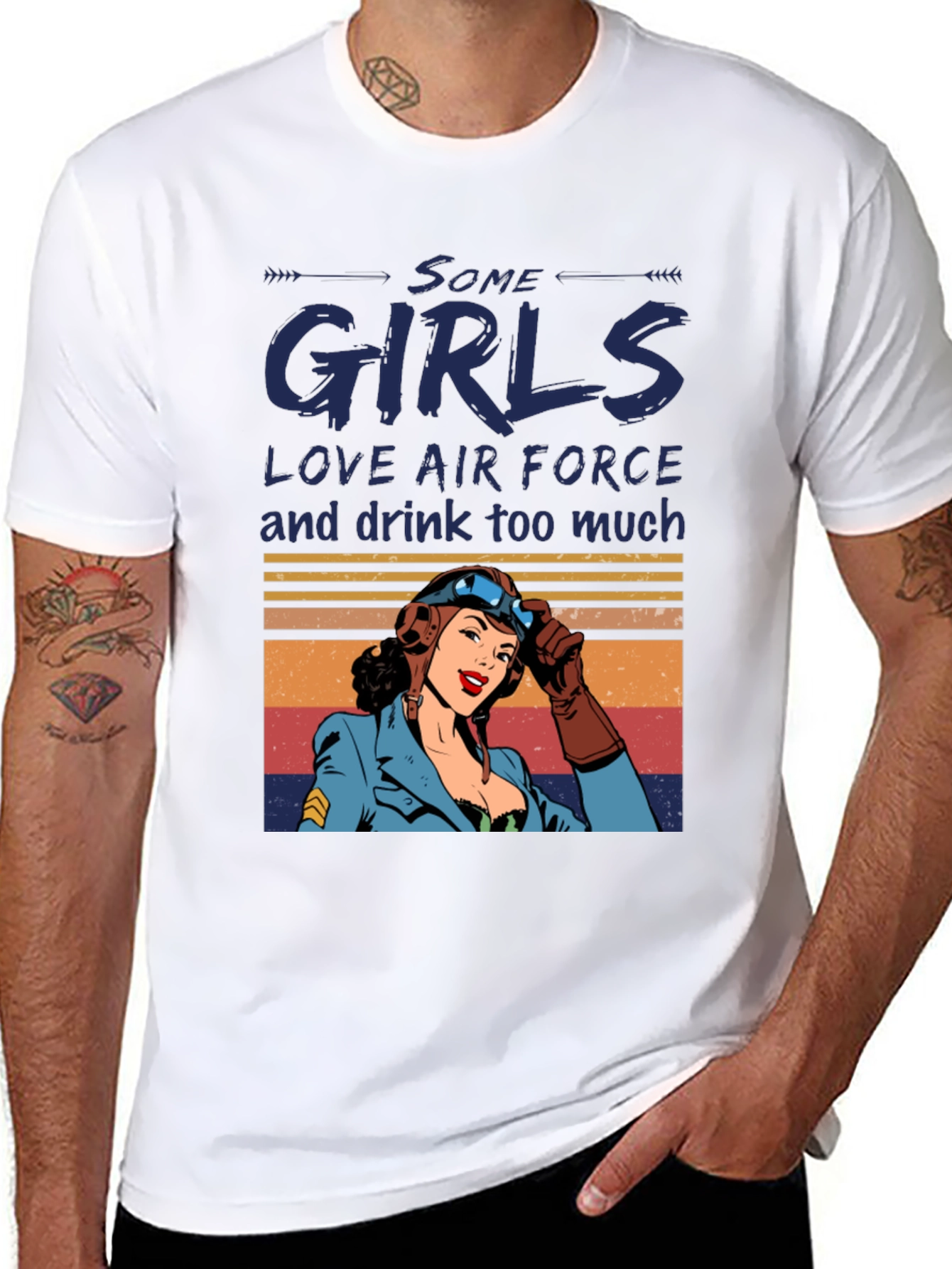 Some Girls Love Air Force T-Shirt