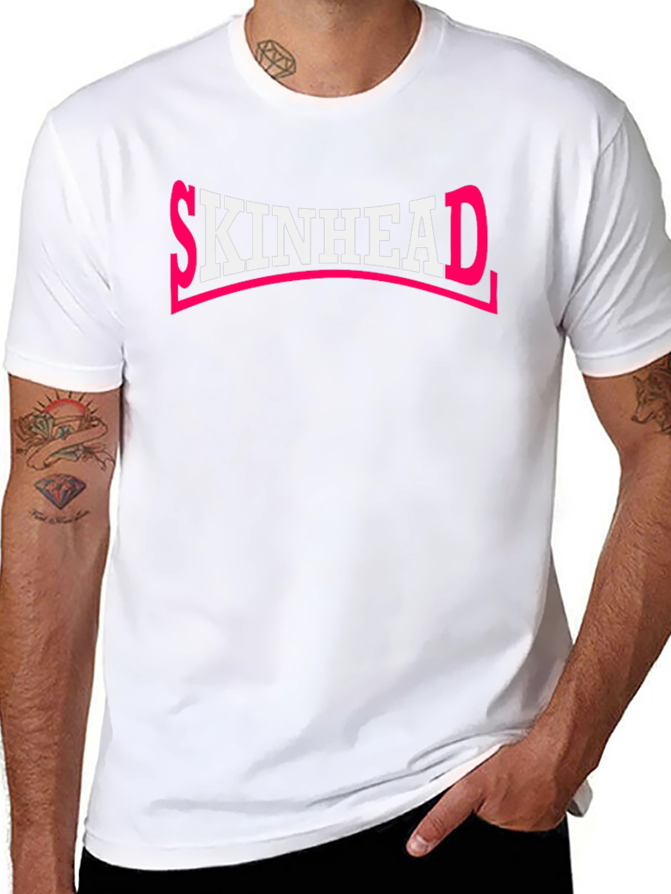 Skinhead Graphic Print T-Shirt - Casual Style
