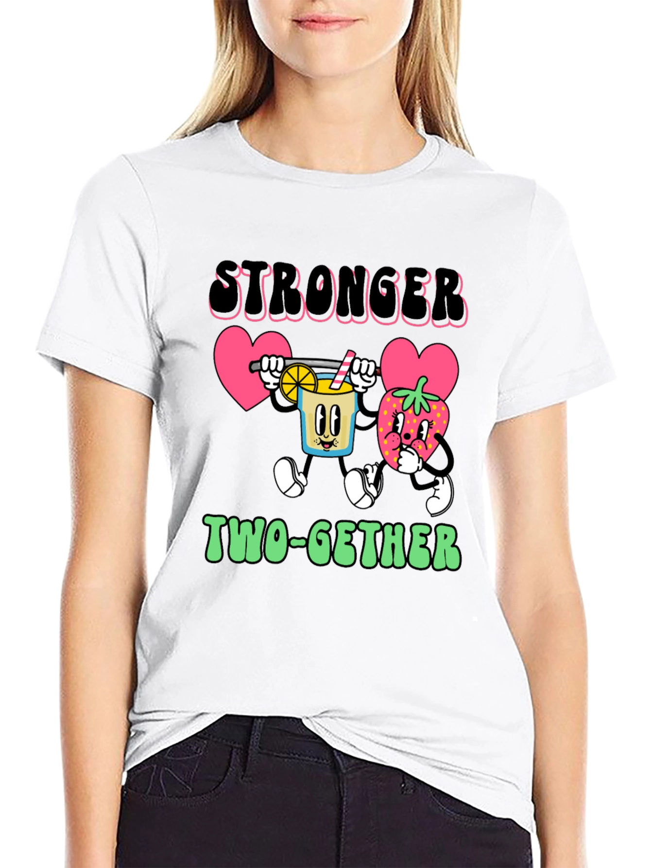 Stronger Two-Gether Graphic Tee