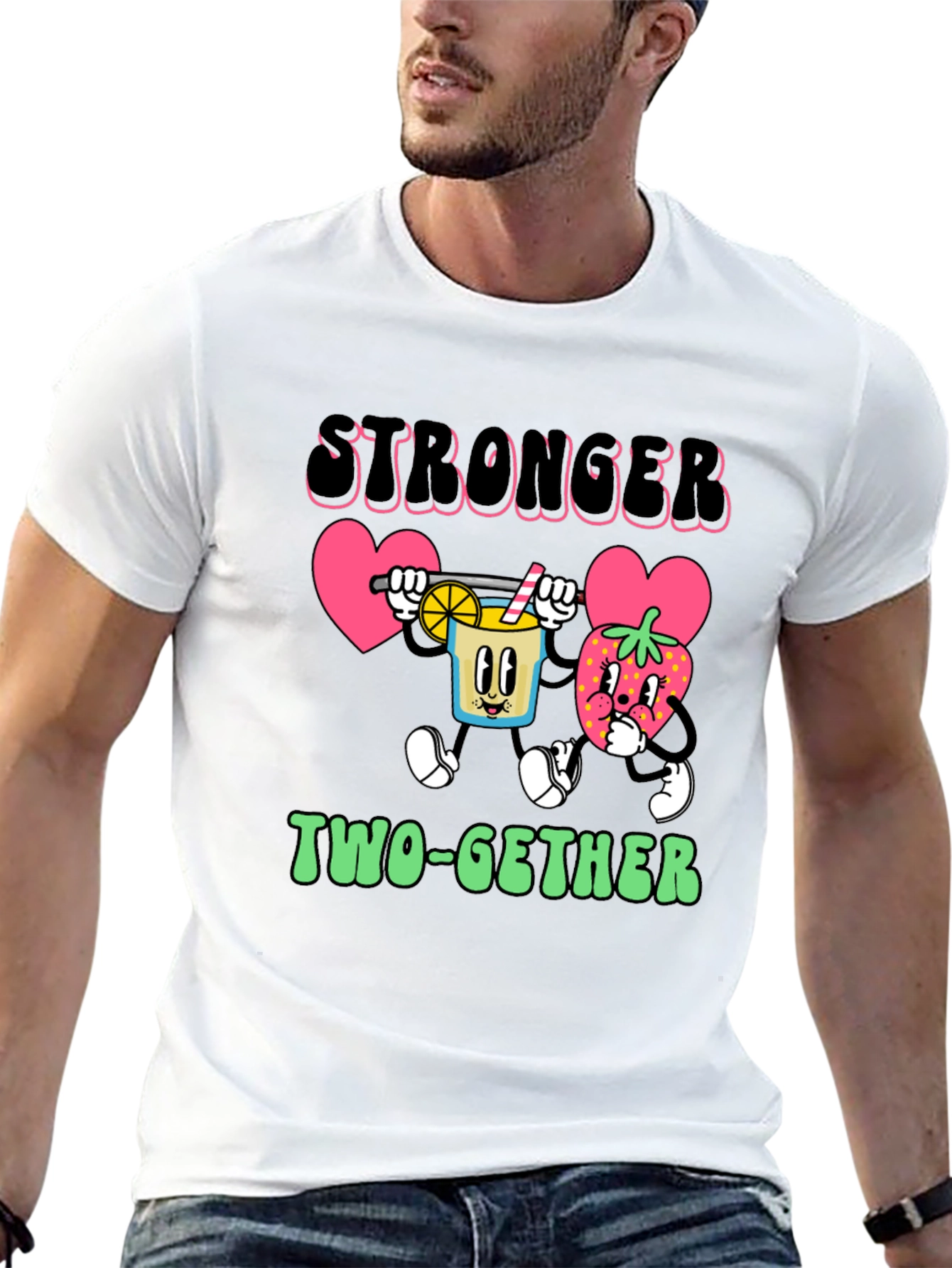 Stronger Two-Gether Graphic Tee