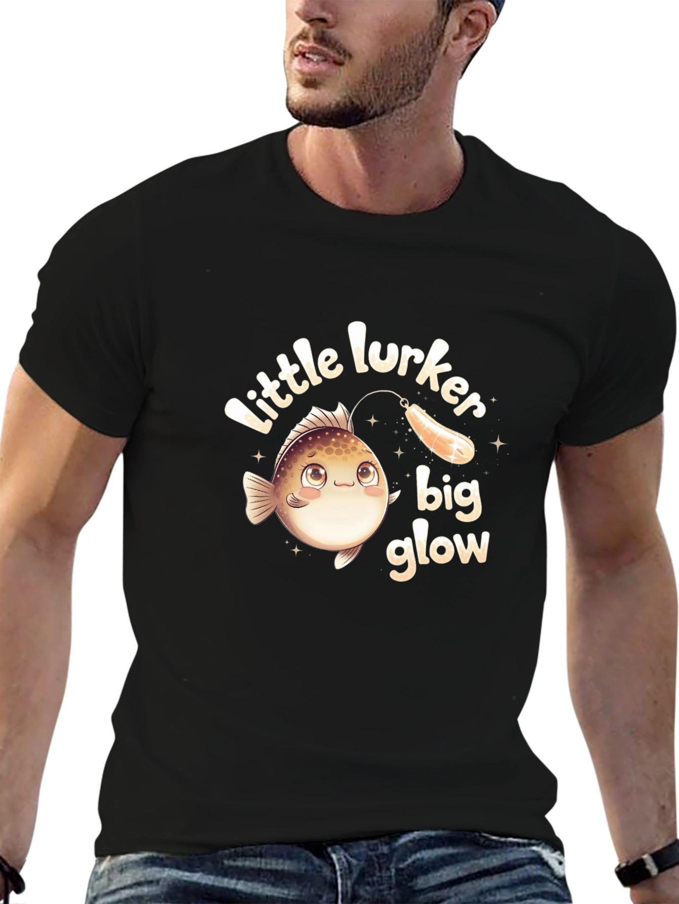 Little Lurker Big Glow Angler Fish T-Shirt