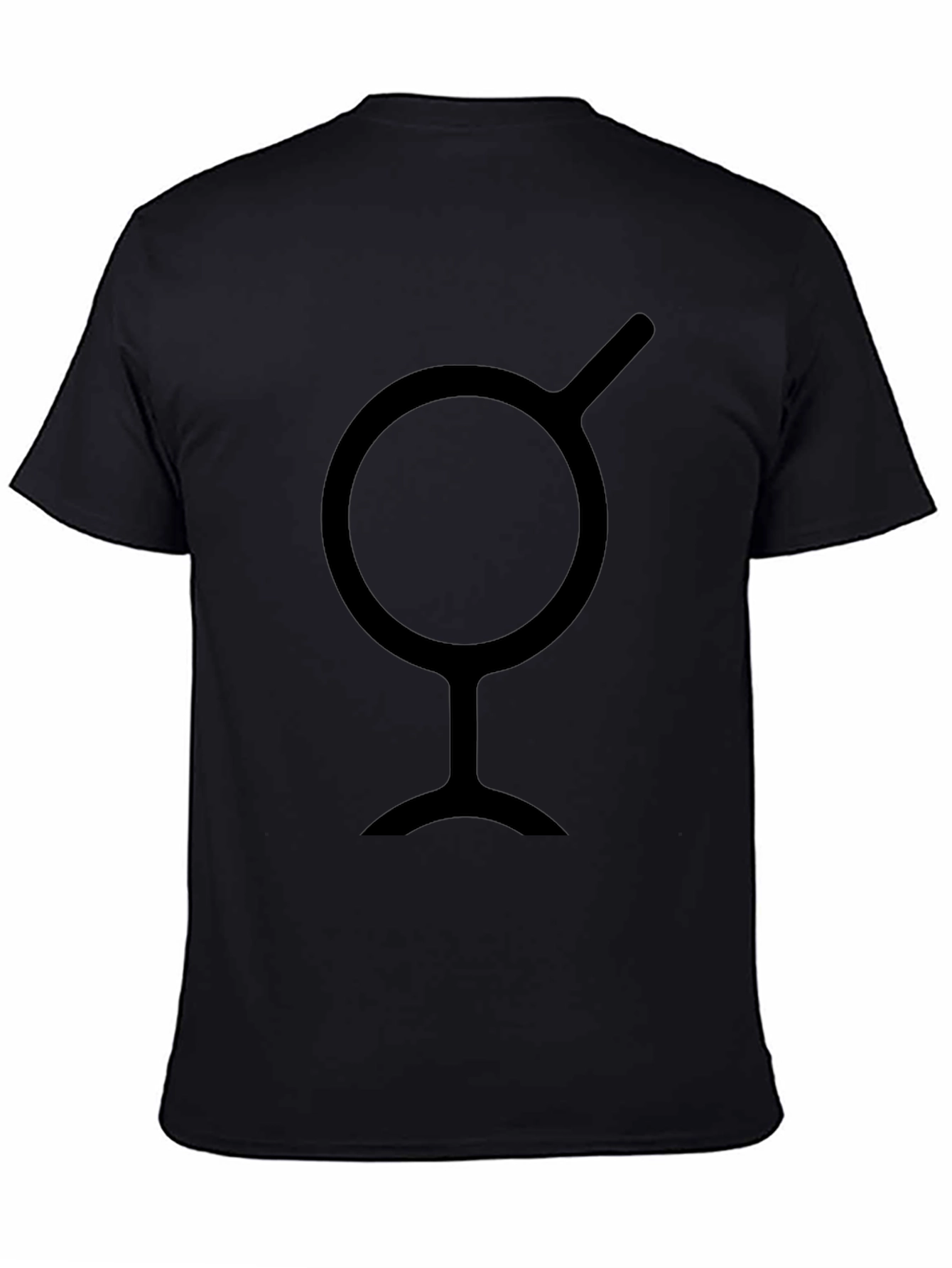 Abstract Symbol Black T-Shirt