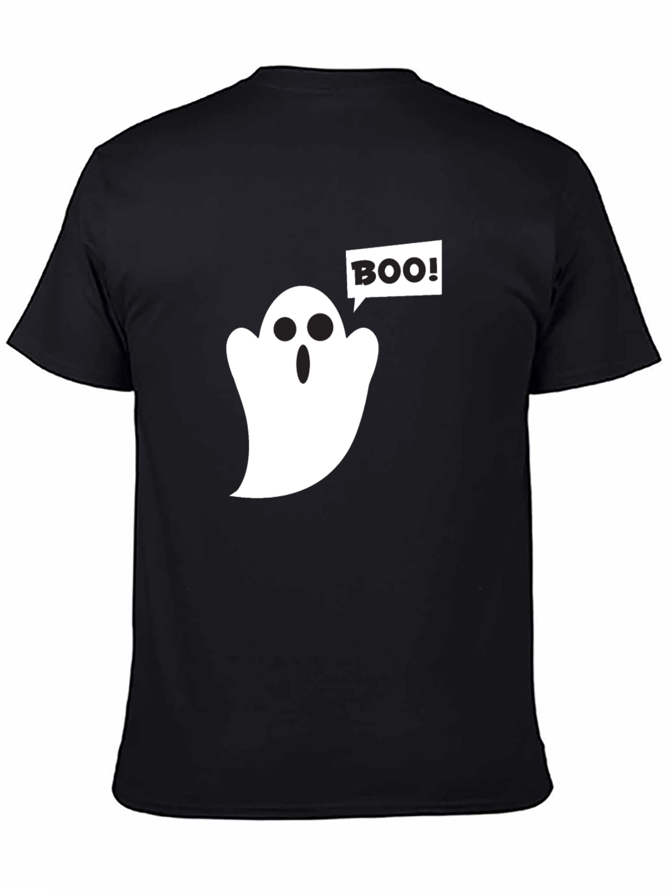 Boo Ghost Graphic Tee - Halloween T-Shirt
