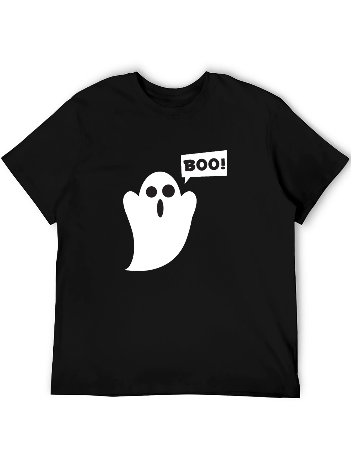 Boo Ghost Graphic Tee - Halloween T-Shirt