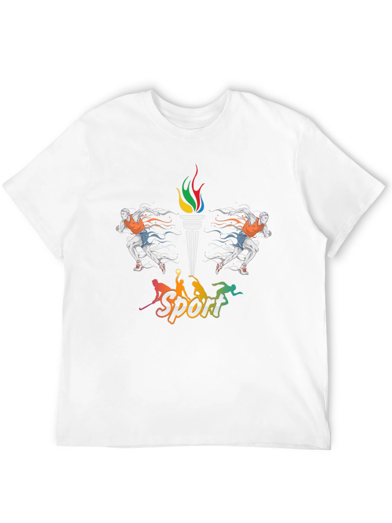 Sports Themed Graphic Tee - Unisex Black T-Shirt