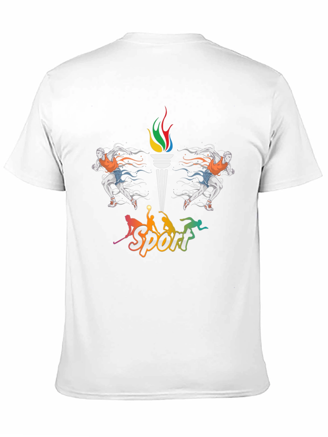 Sports Themed Graphic Tee - Unisex Black T-Shirt