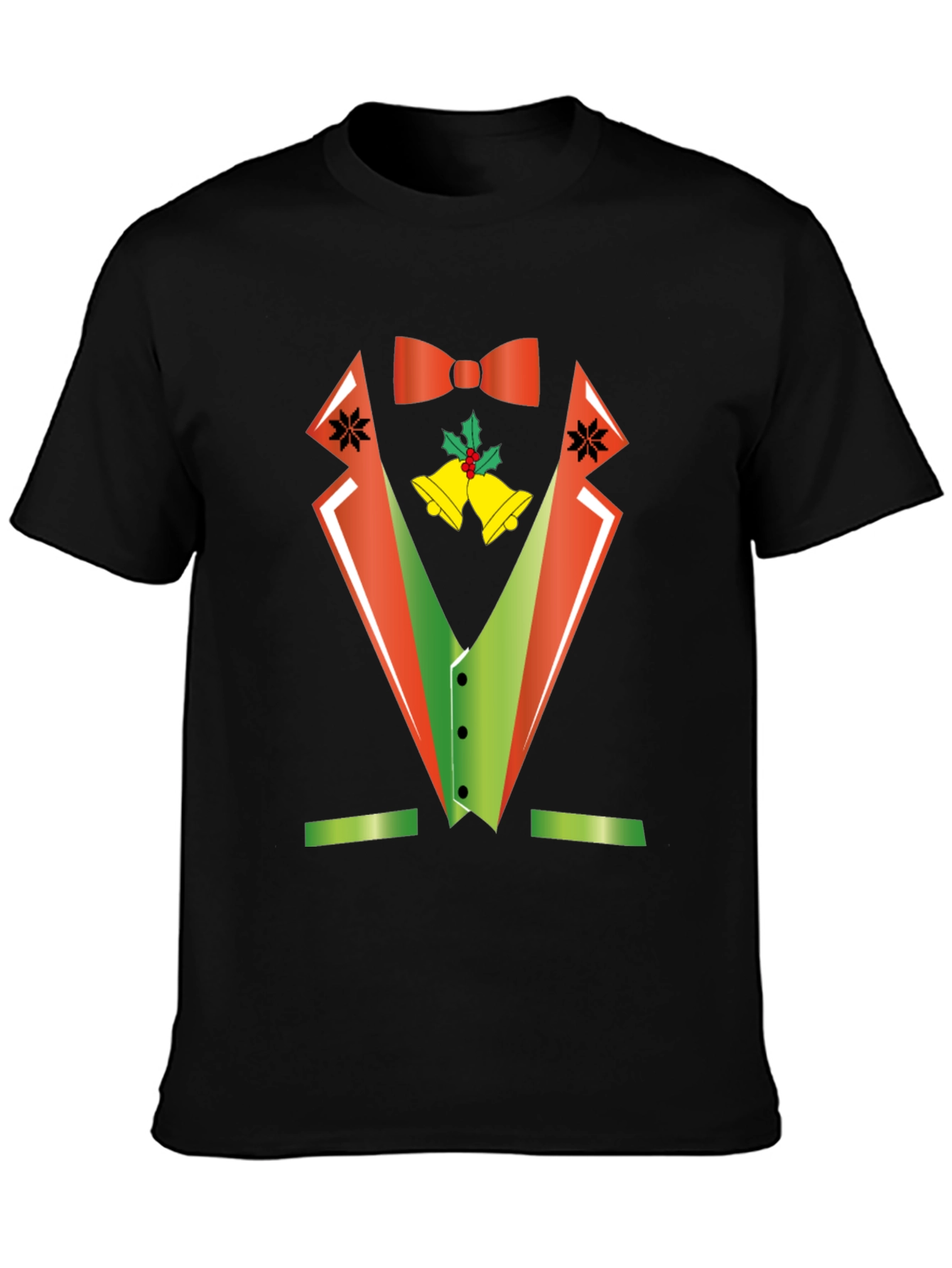 Festive Christmas Tuxedo T-Shirt