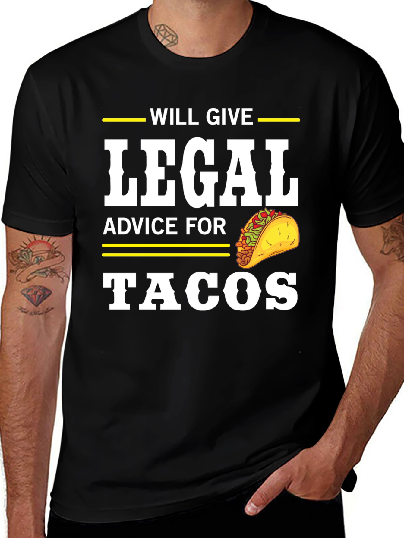 Will Give Legal Advice for Tacos T-Shirt