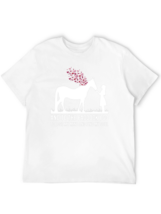 Horse Lover T-Shirt - Lose Your Mind Find Your Soul