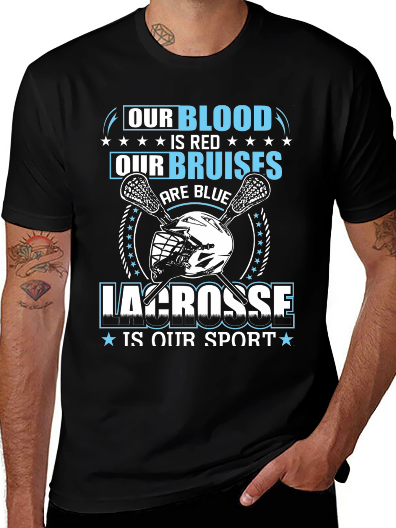 Lacrosse T-Shirt - Blood Bruises Sport Tee