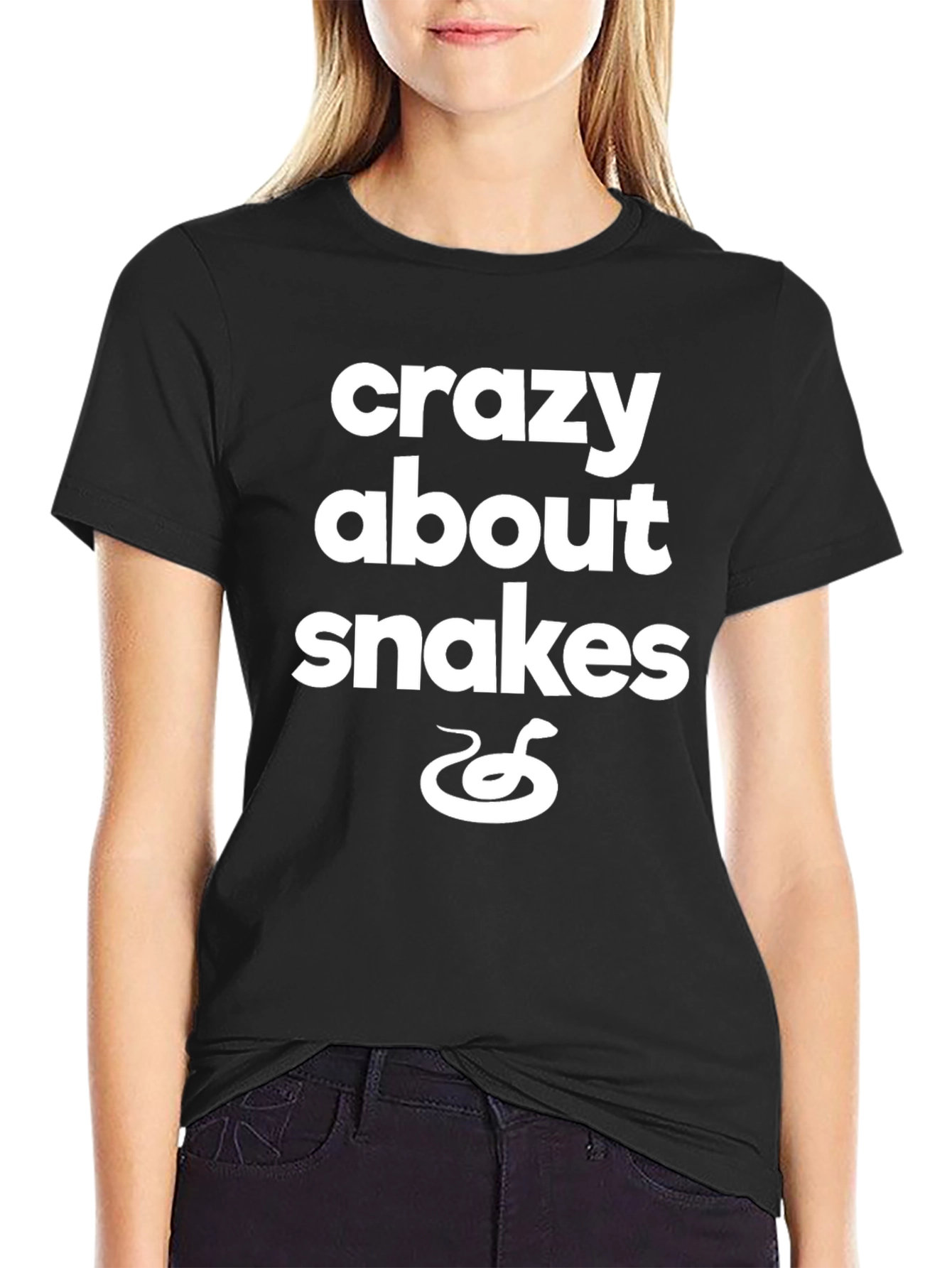 Crazy About Snakes Graphic Tee