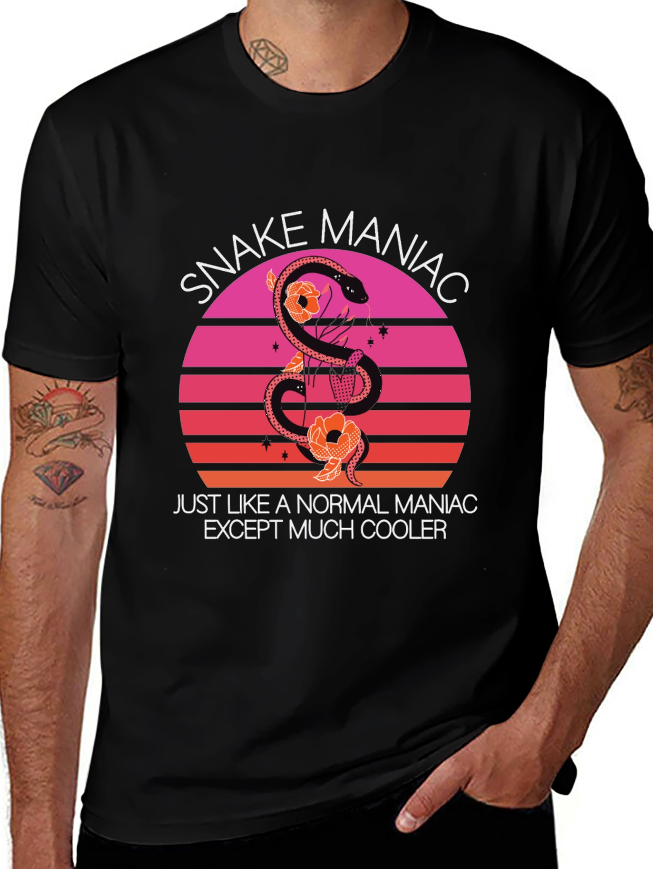 Snake Maniac Graphic Tee