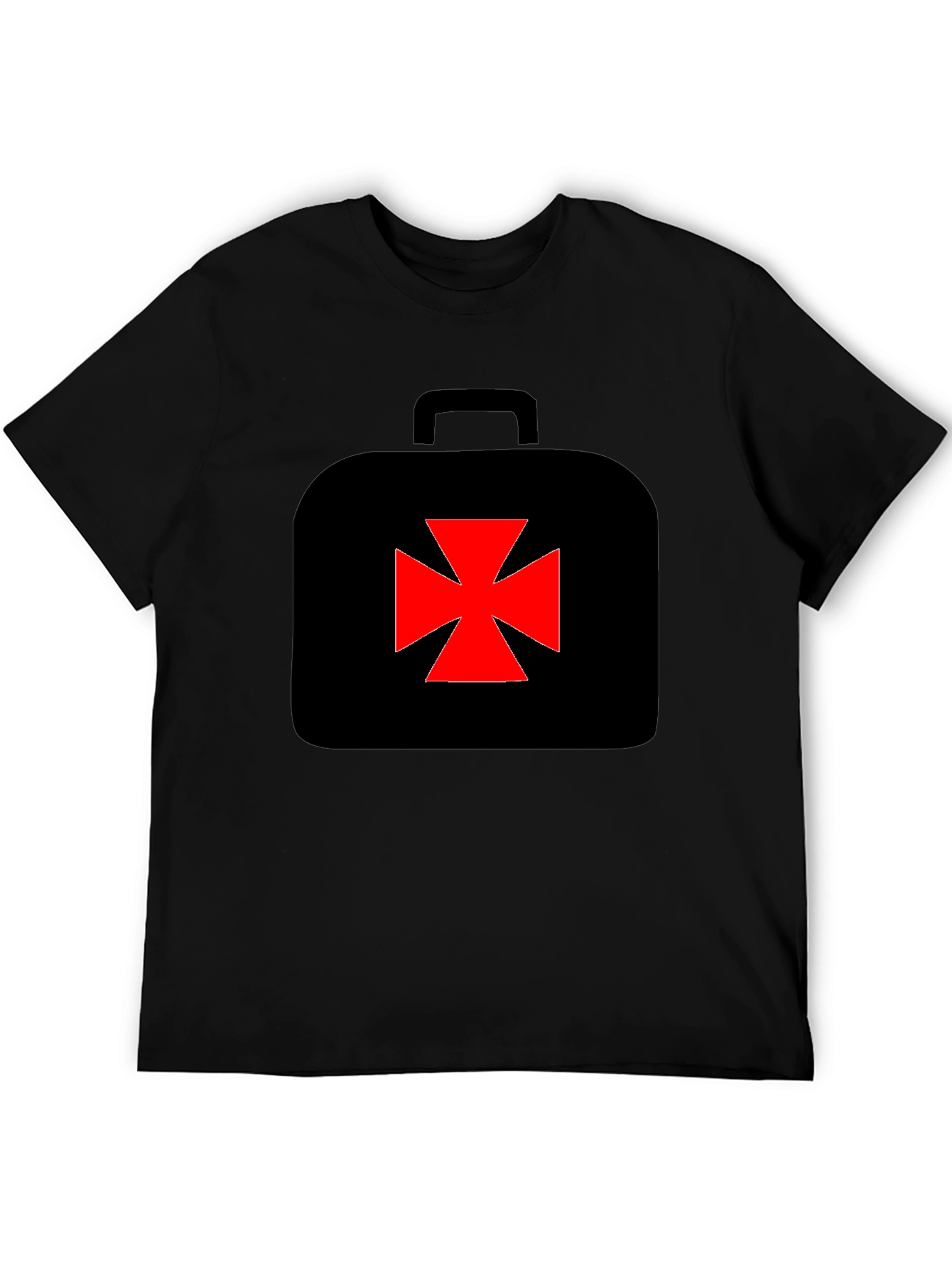 Black First Aid Kit Graphic T-Shirt