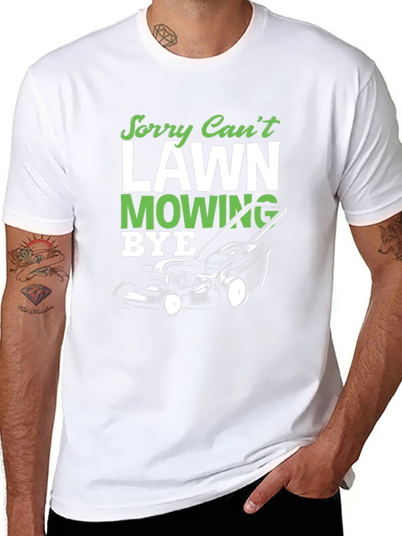 Sorry Cant Lawn Mowing Bye T-Shirt