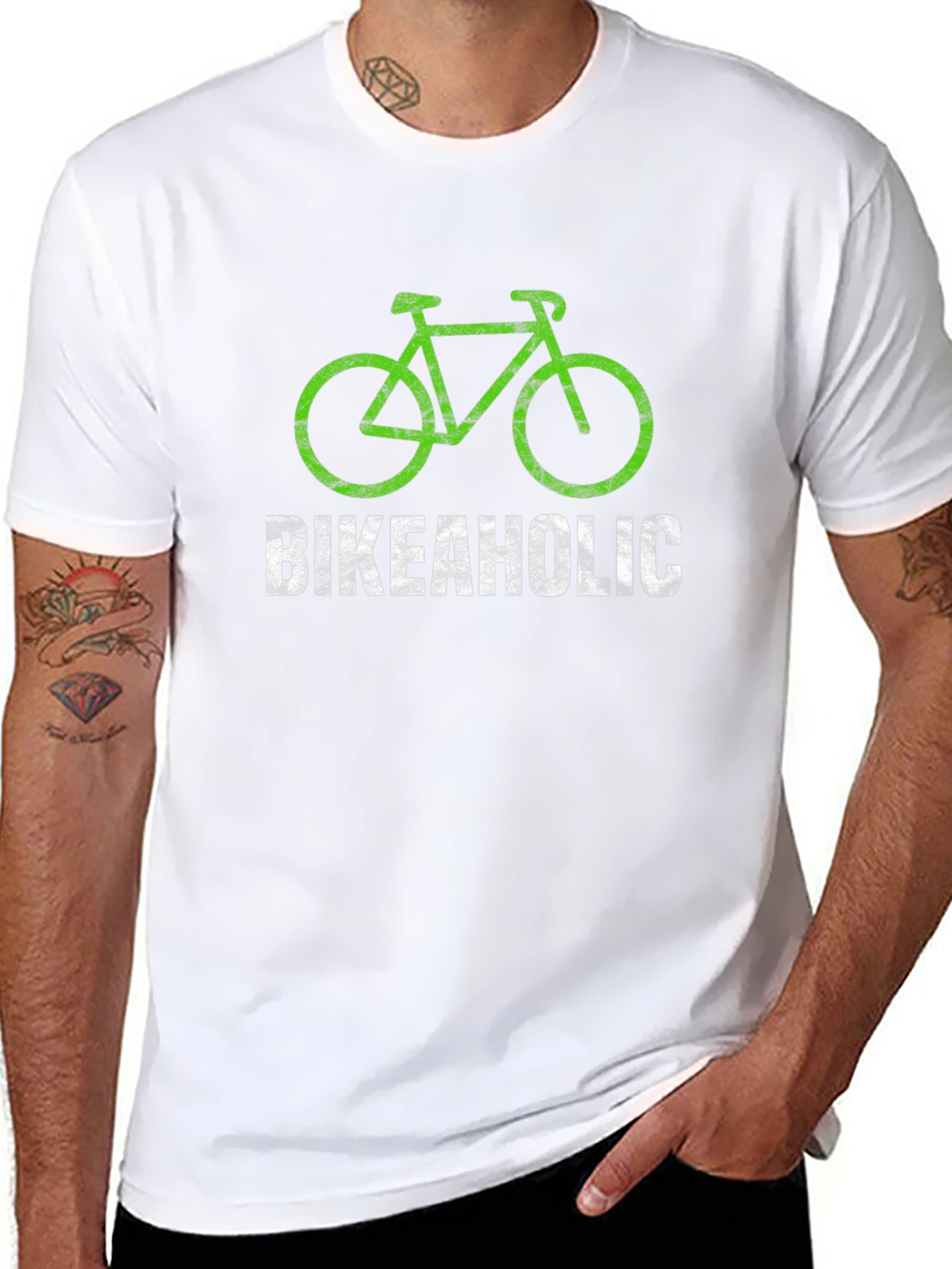 Bikeaholic T-Shirt - Cycling Enthusiast Tee